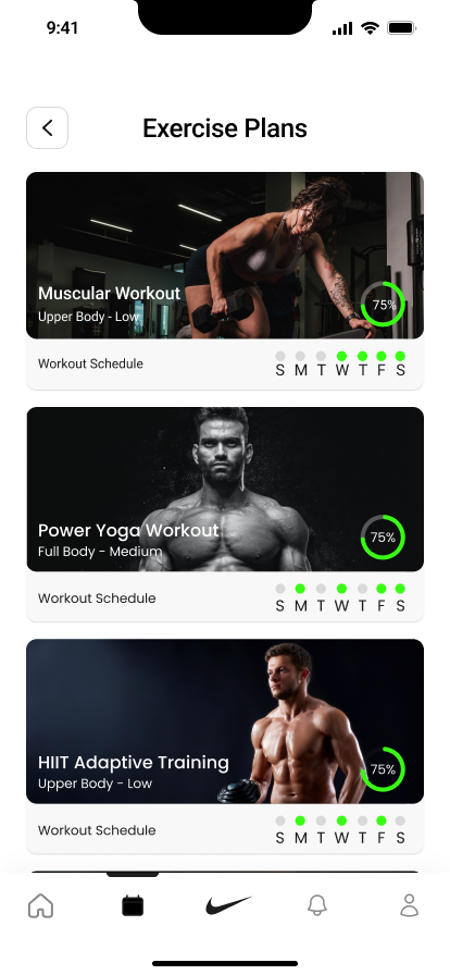 Exercise page Exercise Page