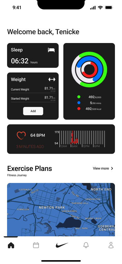 Home screen - home Home Page